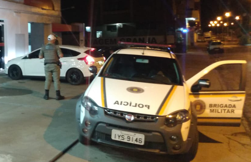 Brigada Militar junto na fiscalização