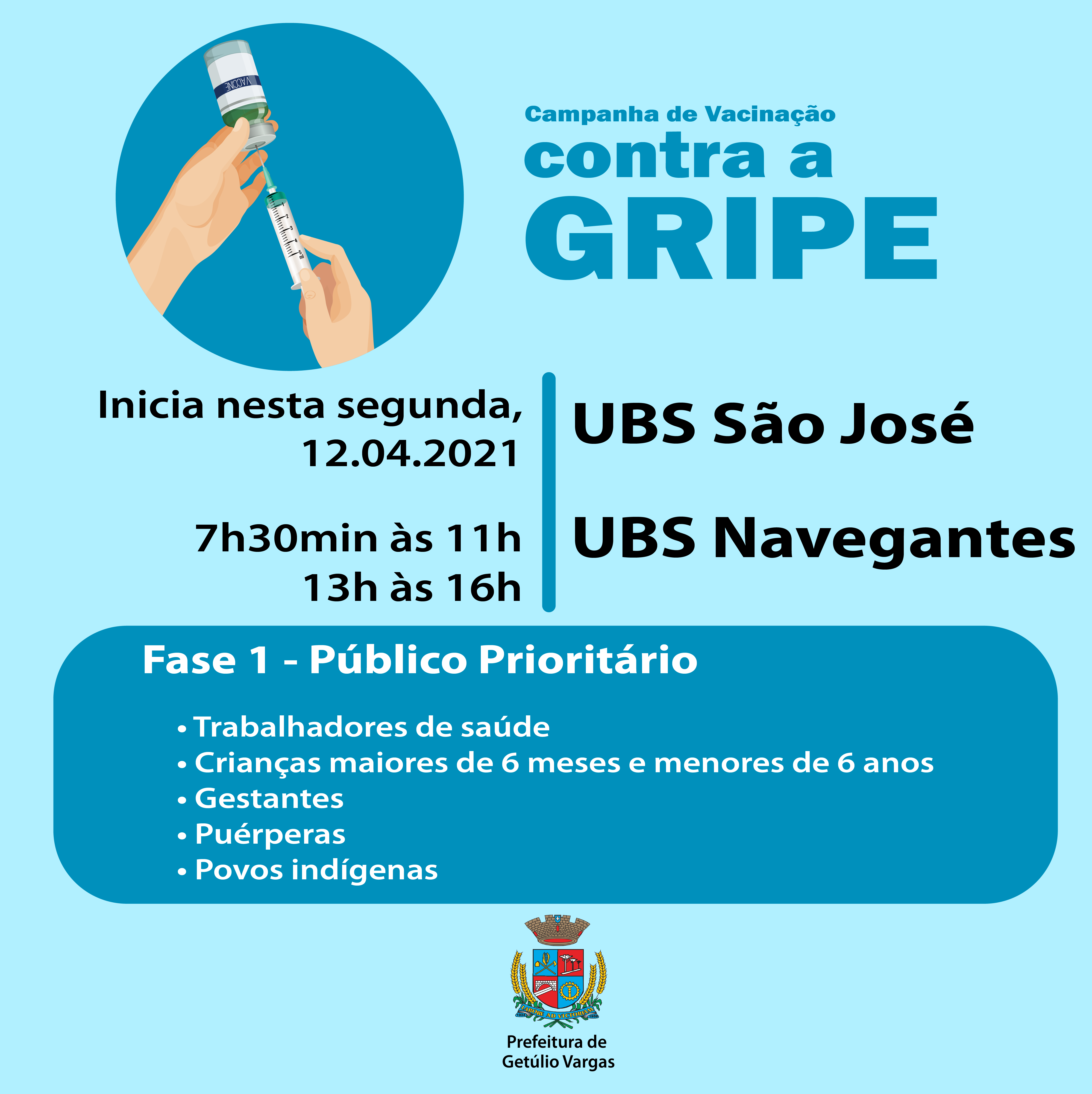 VAcinação Gripe fase 1