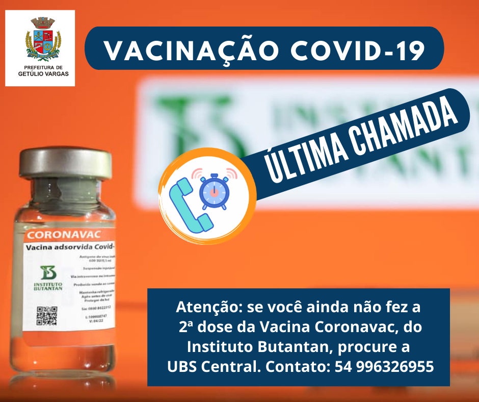Última chamada coronavac