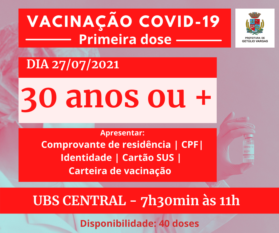 30 anos 27 de julho
