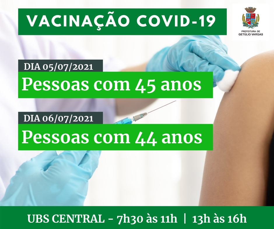 45 e 44 anos