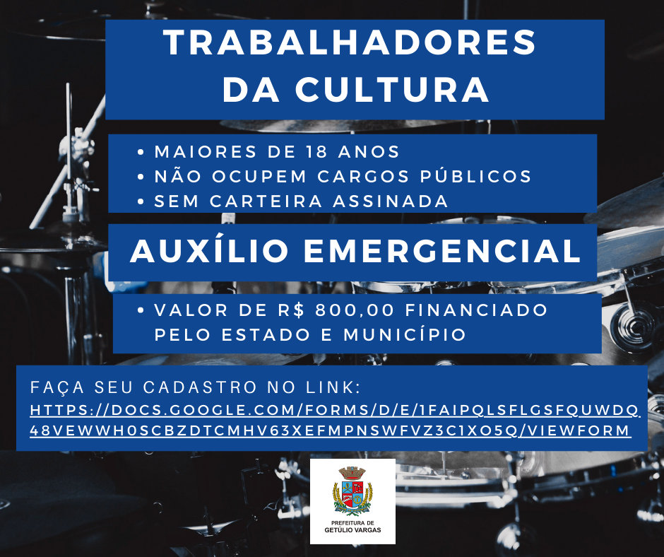 Mapeamento cultural auxilio emergencial