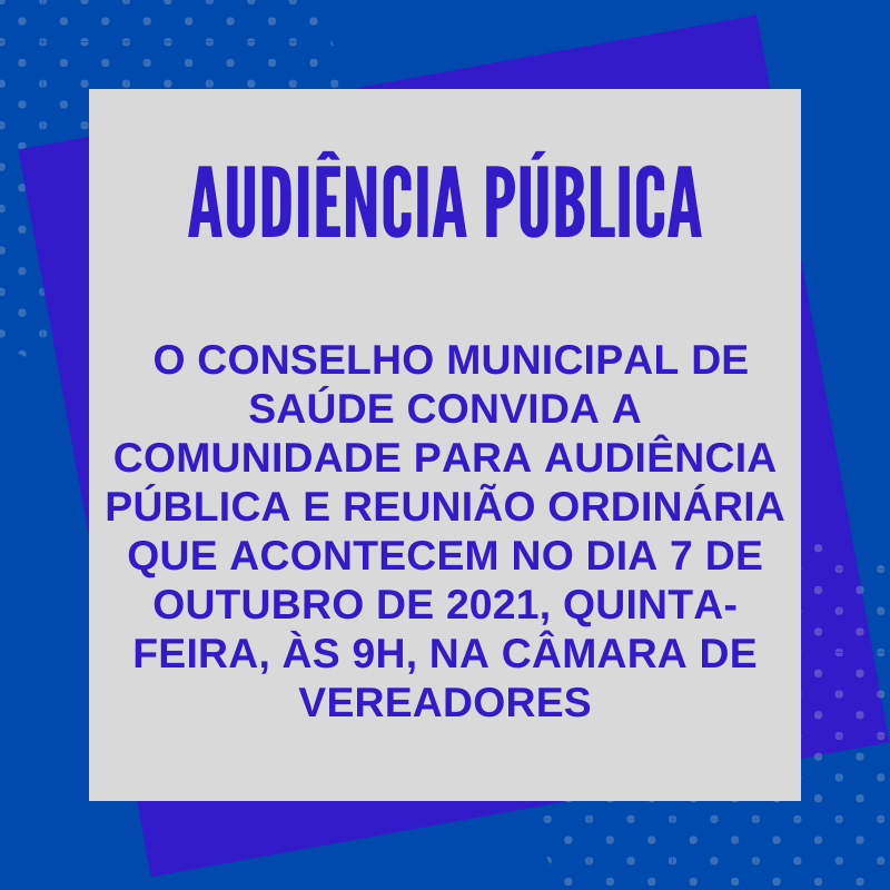 Audiência Pública