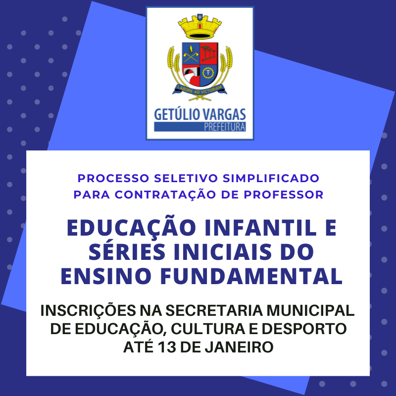 Processo Seletivo Professor