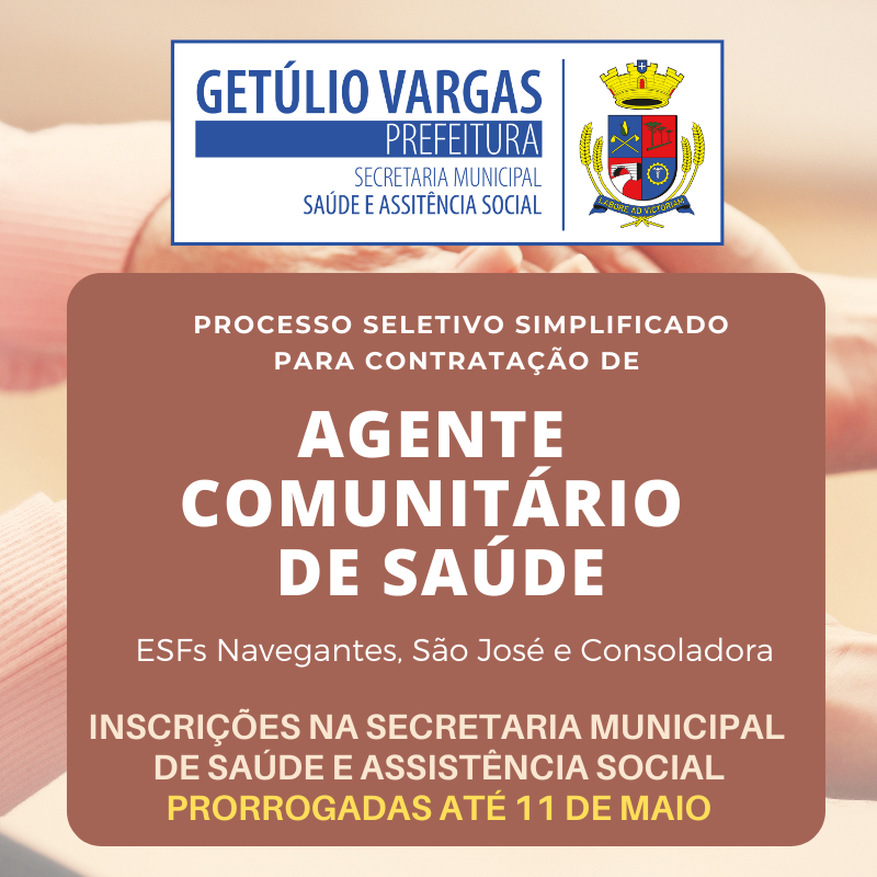 processo seletivo AGente Saúde