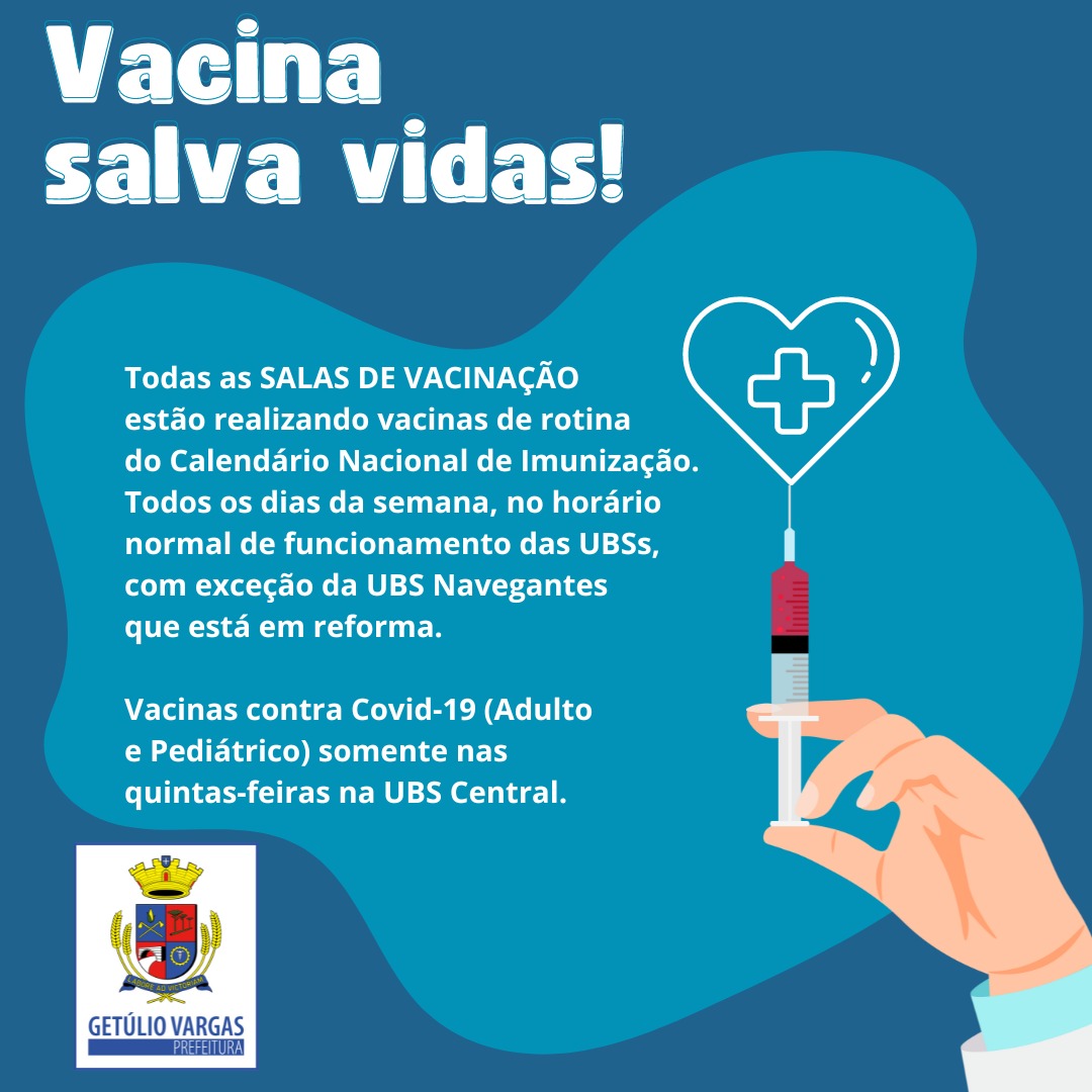 Vacina salva vidas