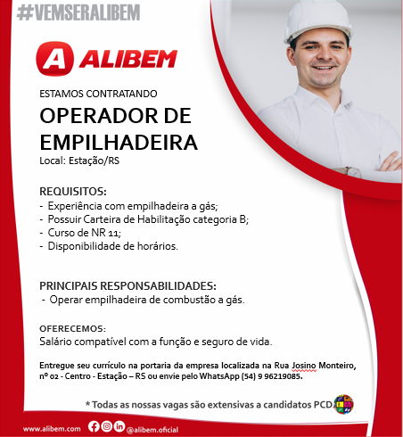 Operador de empilhadeira