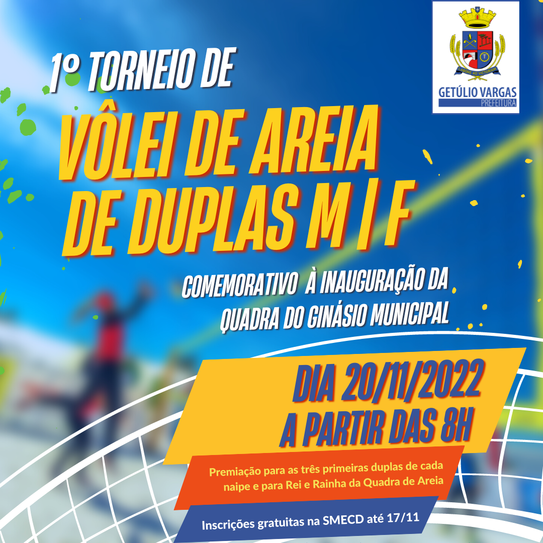 1º torneio de Vôlei de Duplas