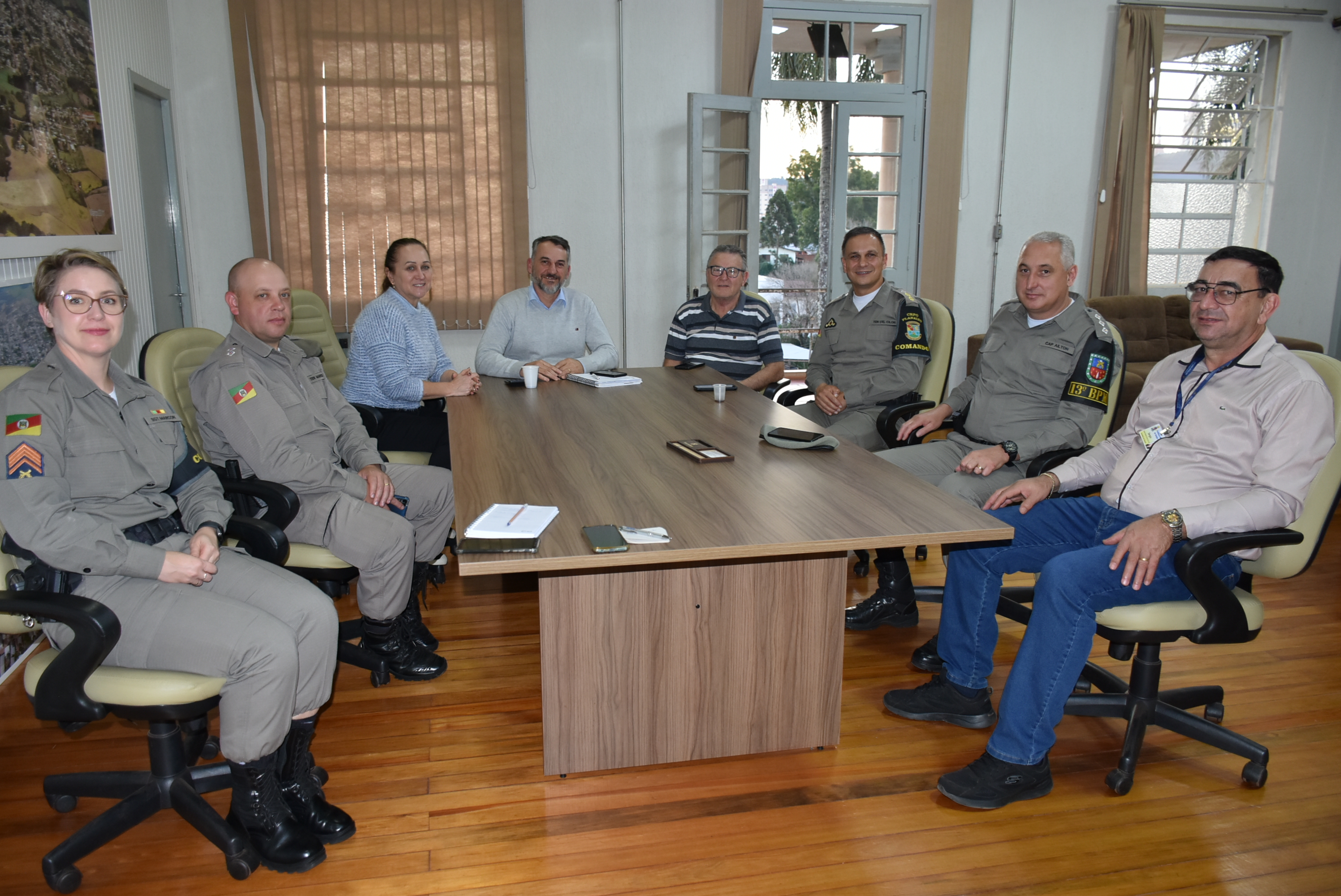 Reunião do Comandante do CRPO Norte com a Administyração Municipal