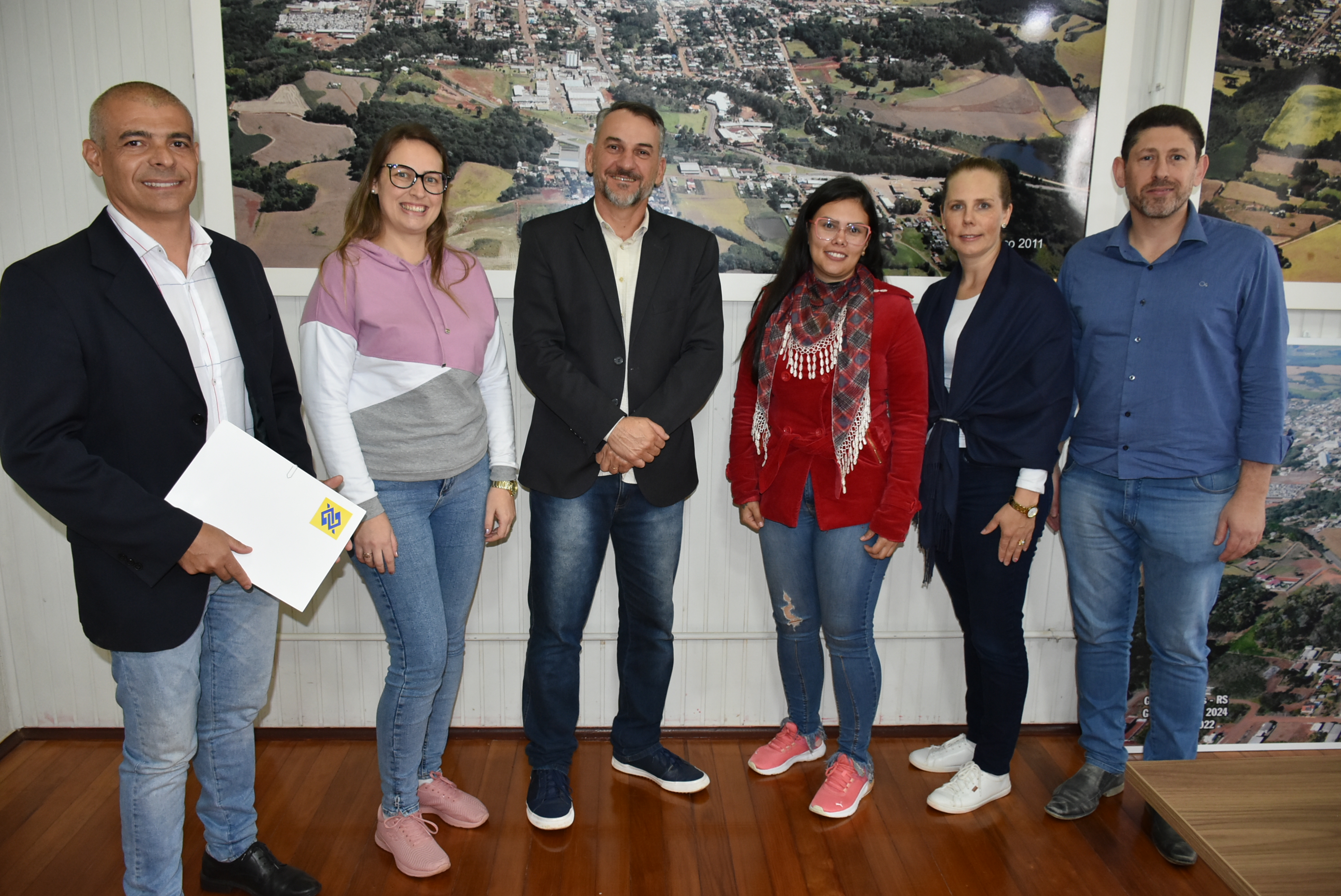 Visita da direção da direção do Banco do Brasil