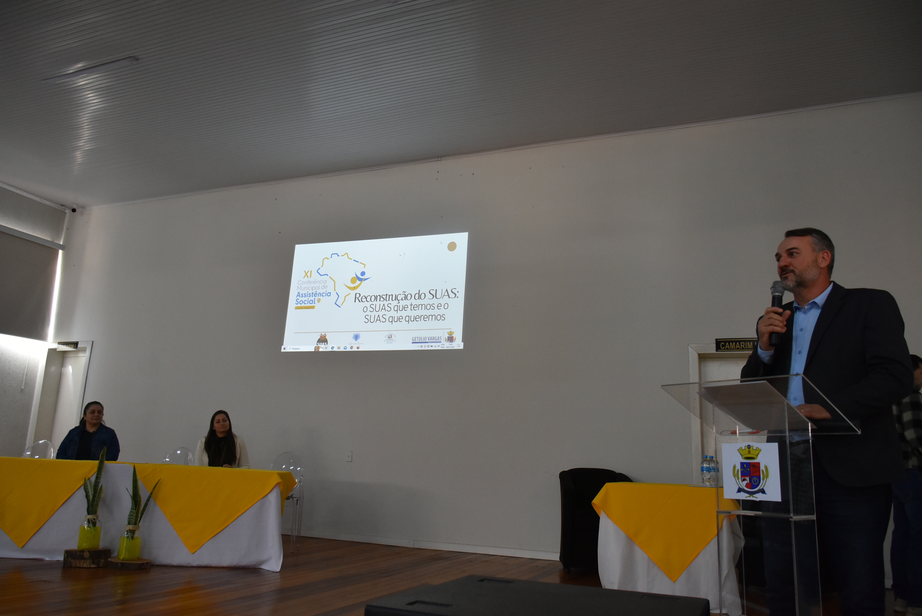 Prefeito Mauricio Soligo durante a abertura da Conferência (2)