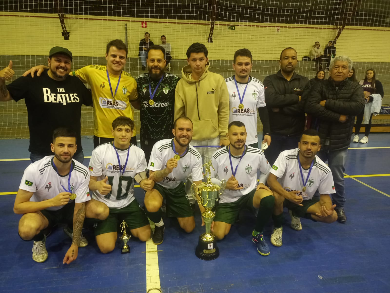 Campeões da Livre 2ª Divisão - Guaíba - Mazzotti - Barbearia - Reas Solar
