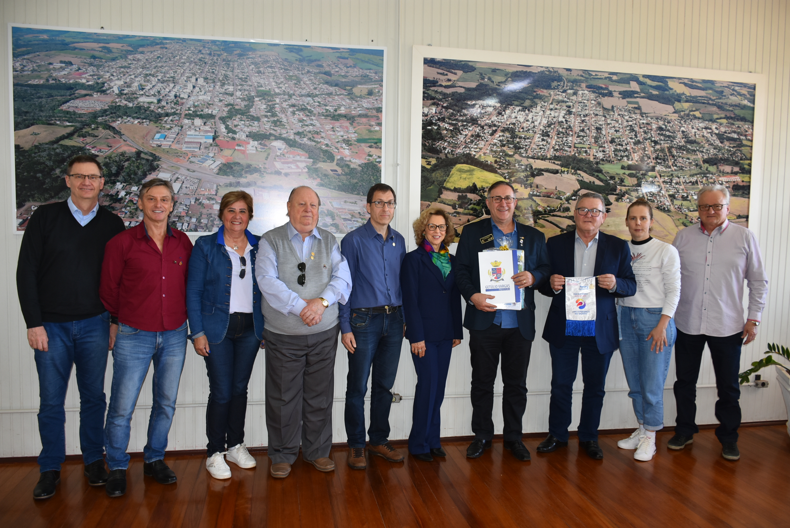 Visita do Governador do Rotary Internacional