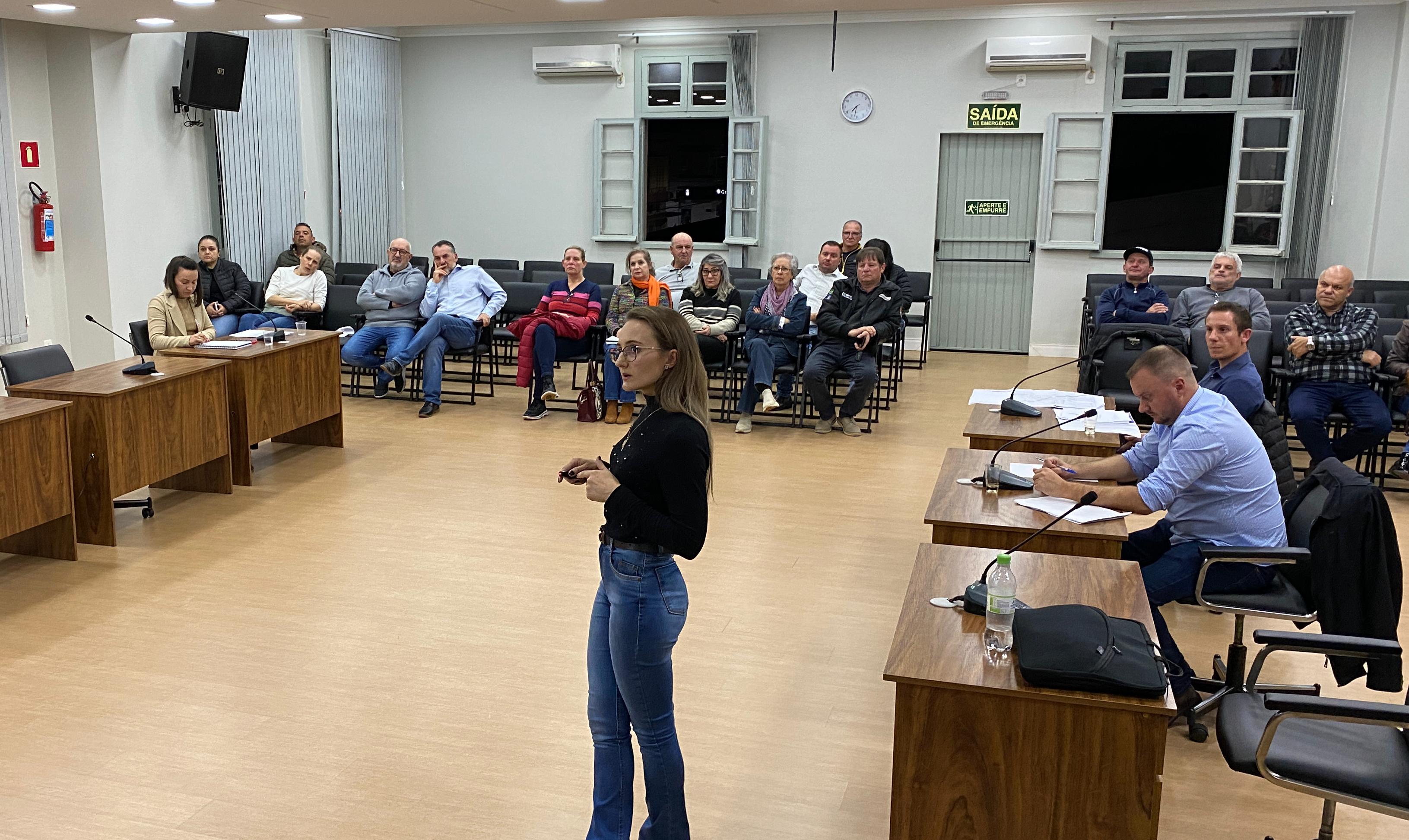 Apresentação do projeto foi feita pela arquiteta e urbanista Makeli Maschen