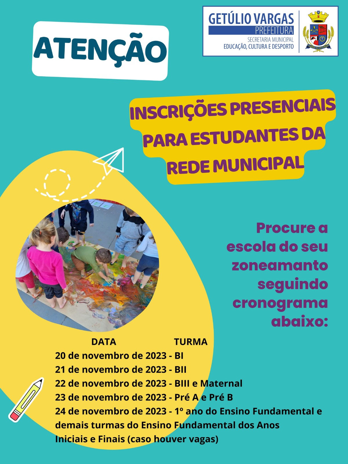 Inscrições Educação Infantil (1)