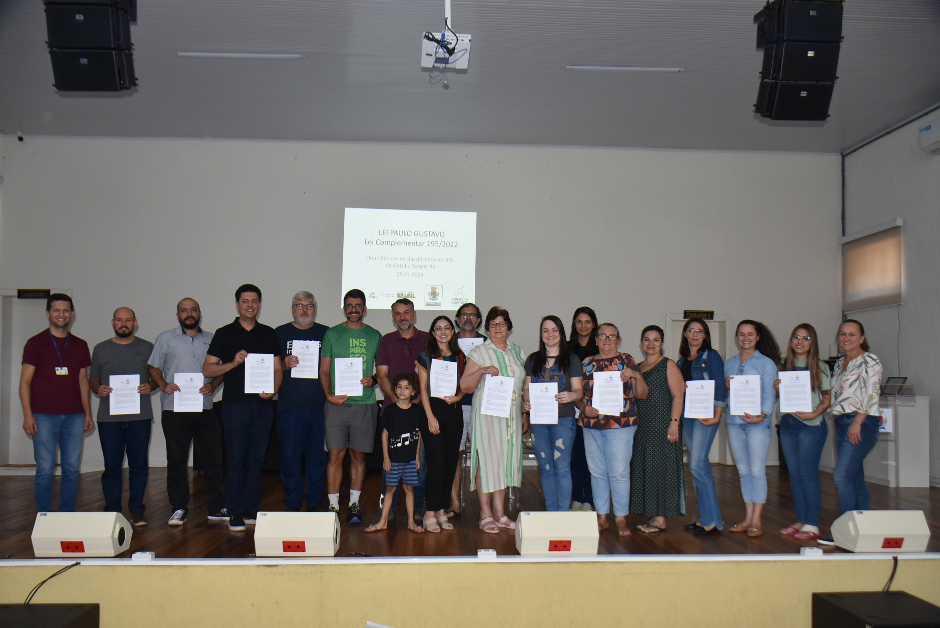 Contemlados com recursos da Lei Paulo Gustavo