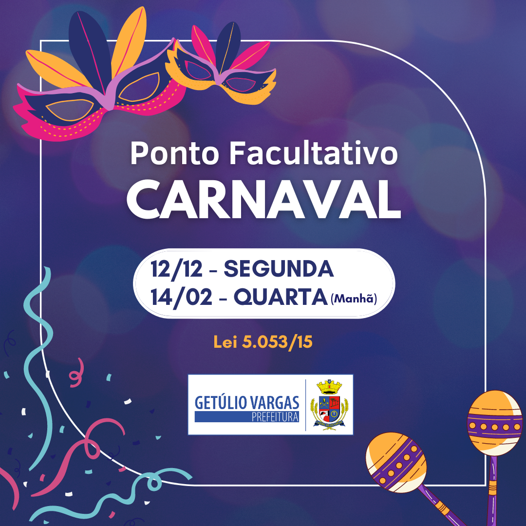 Ponto facultativo de Carnaval