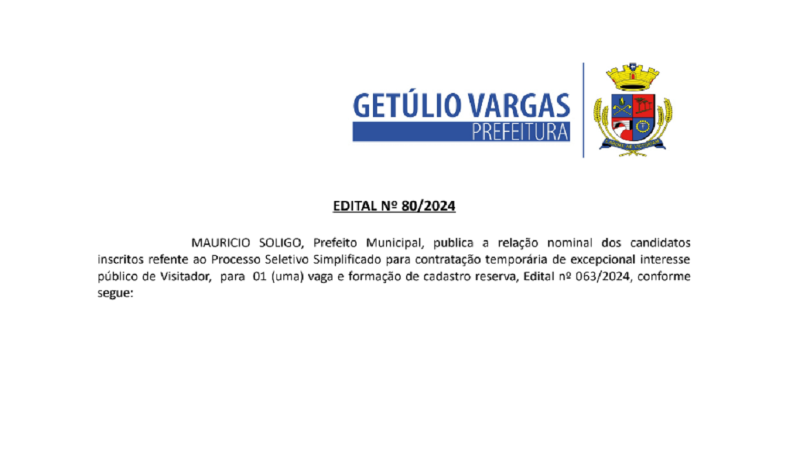 edital 80