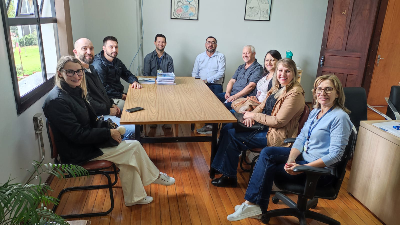 Visita ao Programa de Educação Fiscal do Município
