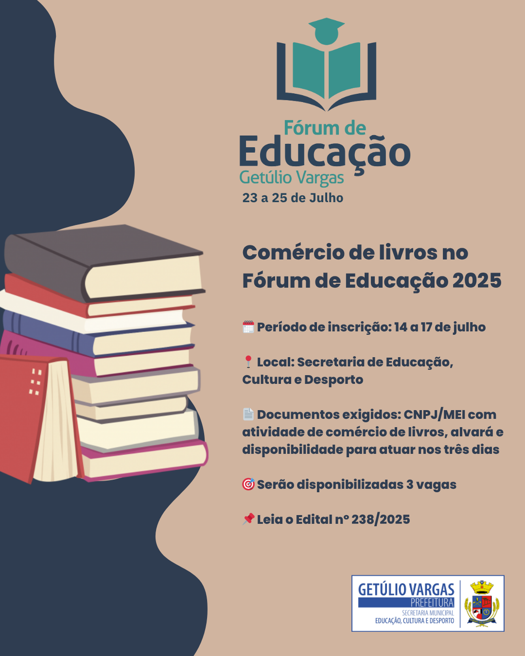 Comércio de livros Fórum de Educação