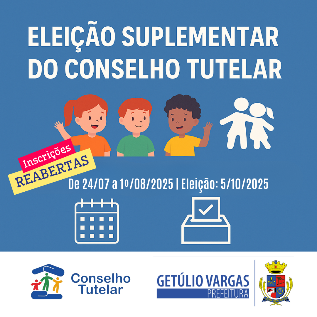 Eleição Suplementar do Conselho Tutelar reabertura
