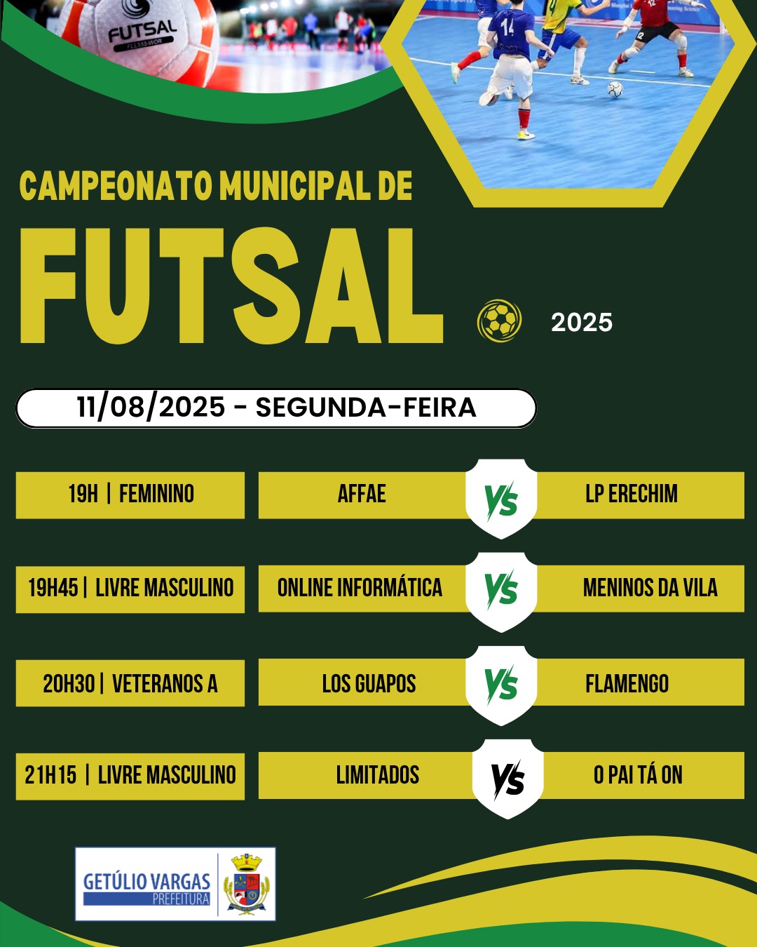 Futsal tabela