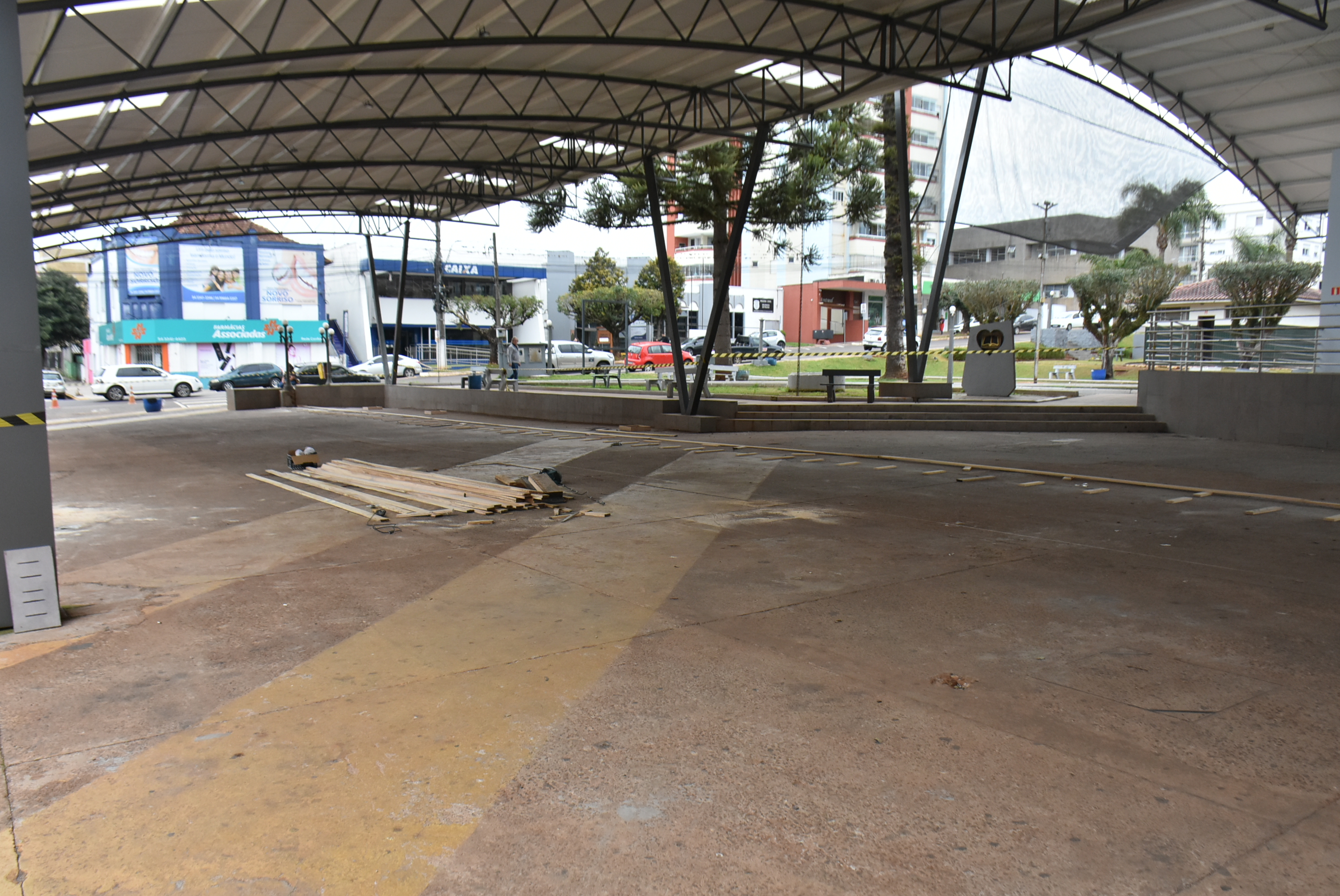 Início das obras do piso do Calçadão (3)