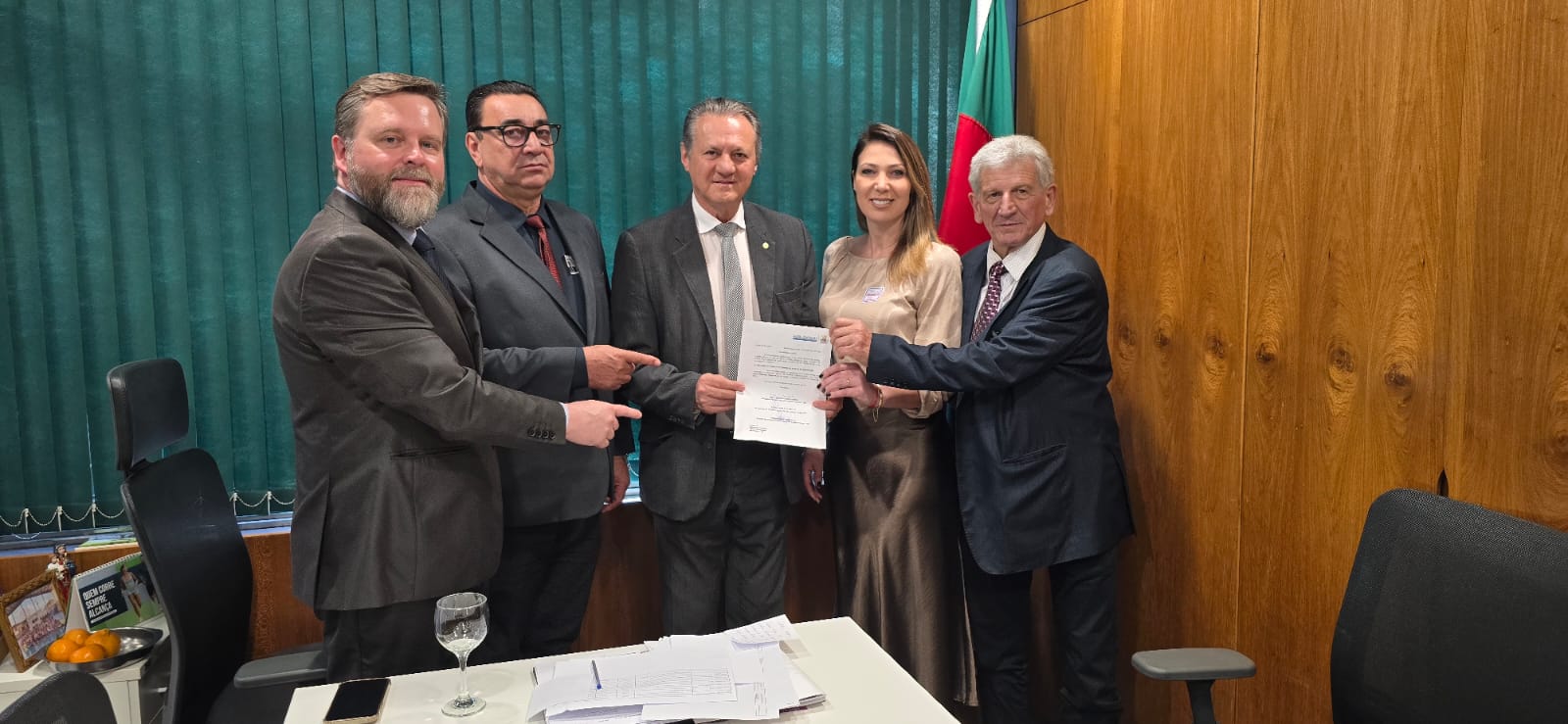 Com o Deputado Federal Cherini