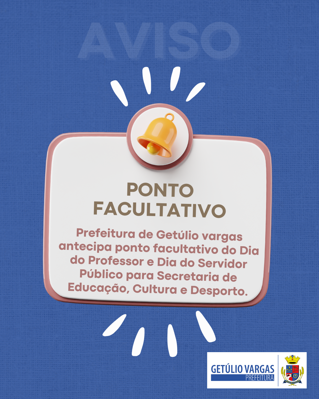 Ponto Facultativo Dia do Professor)