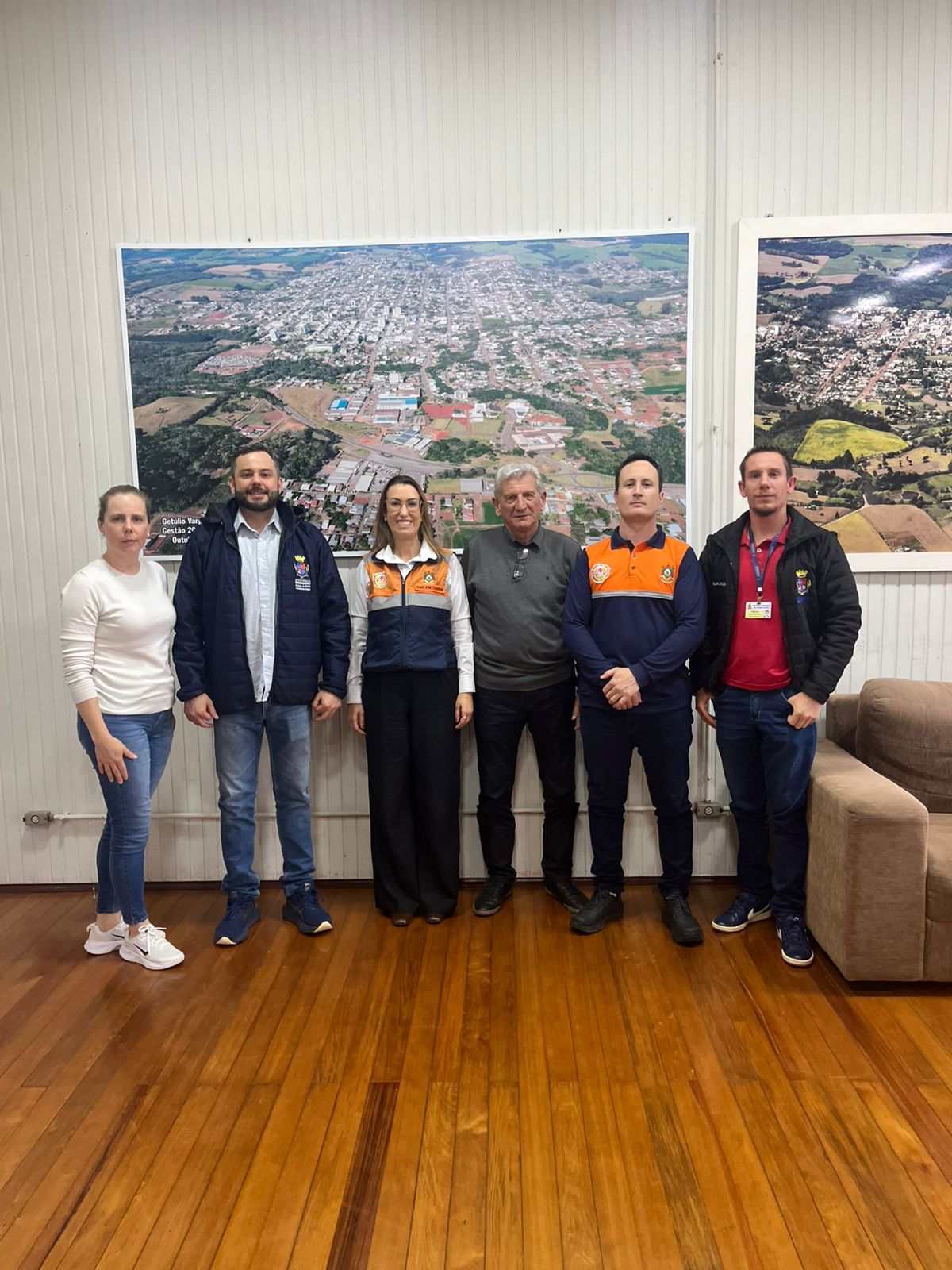 Visita da Defesa Civil do EStado