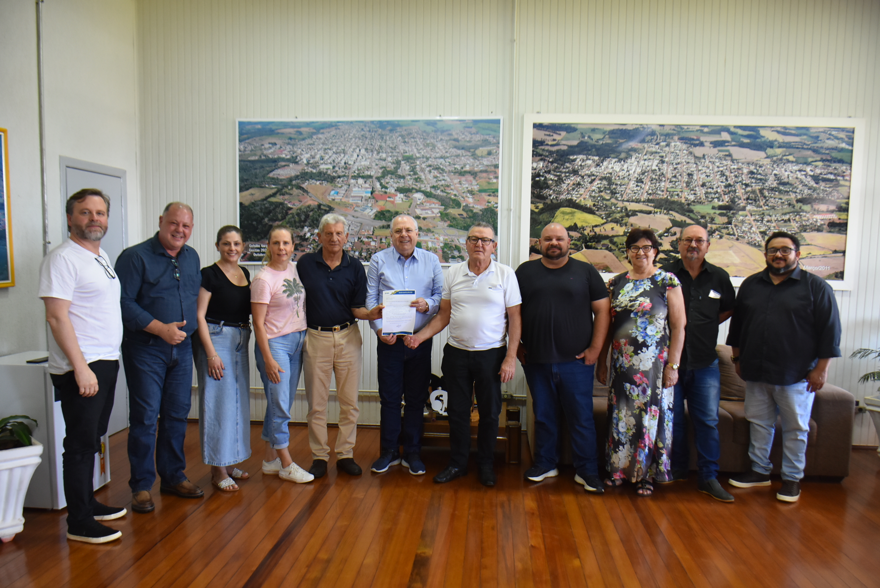 Entrega da emenda por Vilson Covatti