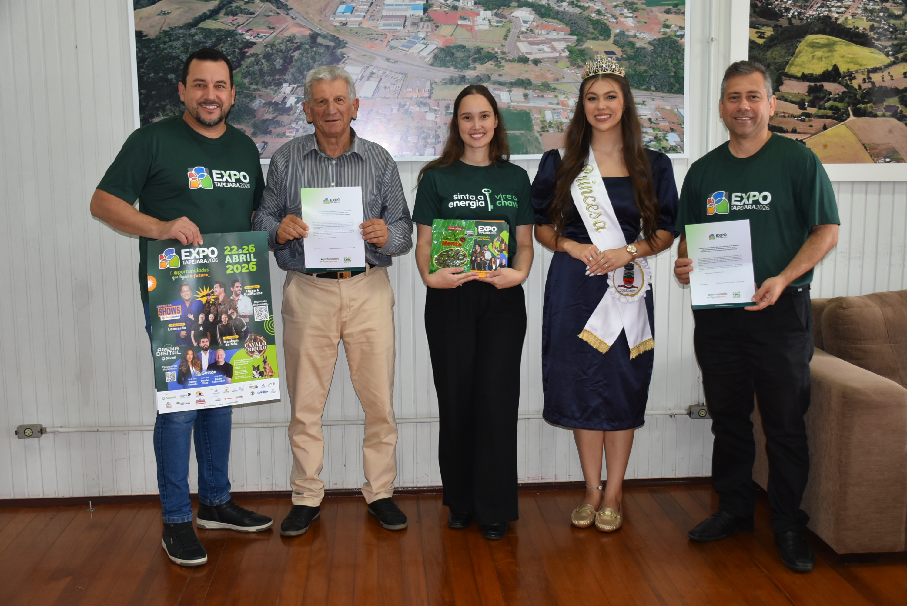 Comitiva da Expo Tapejara visita prefeito de Getúlio Vargas e reforça convite oficial para a feira