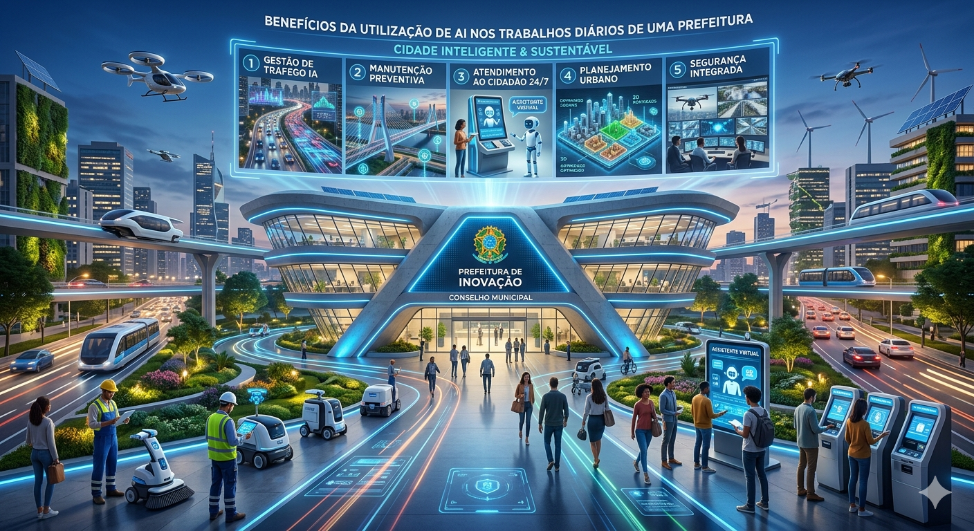 Benefícios da Utilização de AI nos Trabalhos Diários de uma Prefeitura
